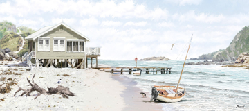 Picture of Bay Retreat - Canvas