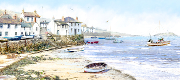 Picture of Cornwall Harbour - Canvas